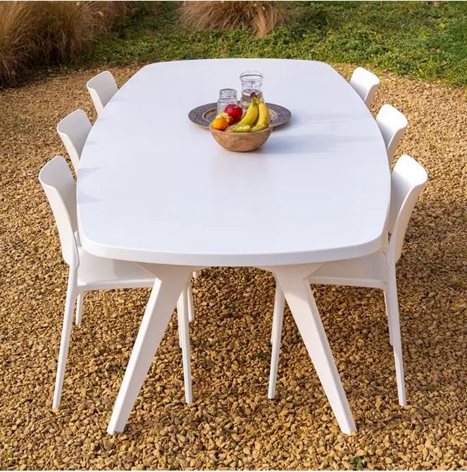 Gartentisch Rollo oval 
